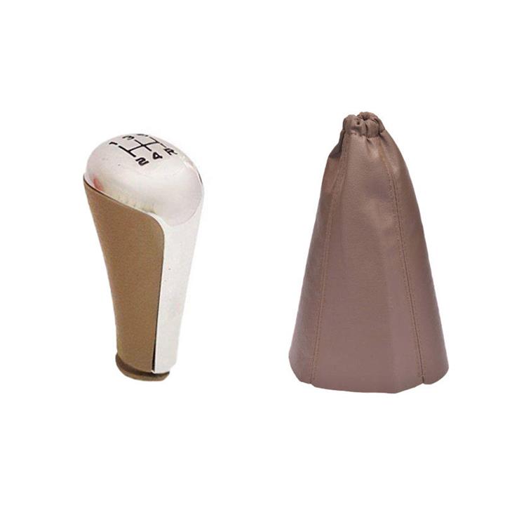 سر دنده قطعه سازان کبیر مدل DAN-BRW-222 مناسب برای  پژو پارس به همراه گردگیر دنده مجموعه 2 عددی